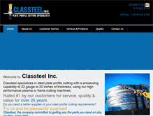 Tablet Screenshot of classteel.com